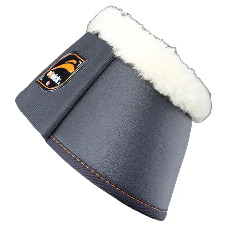 eQuick eOverreach Fluffy Bell Boots - Black-2