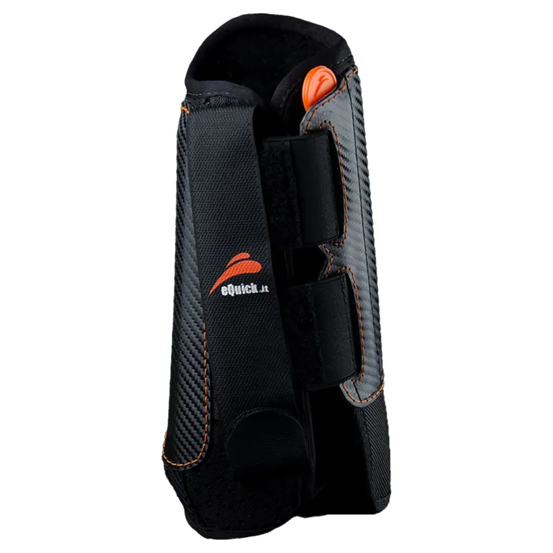 eQuick eVenting Cross Country Hind Boots - Black-1