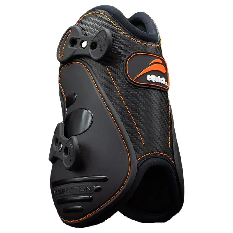 eQuick eWonder Long Fetlock Boots - Black