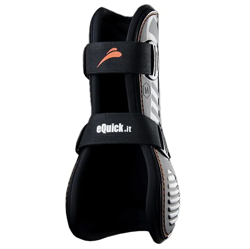 eQuick eShock Front Tendon Boots - Black-1