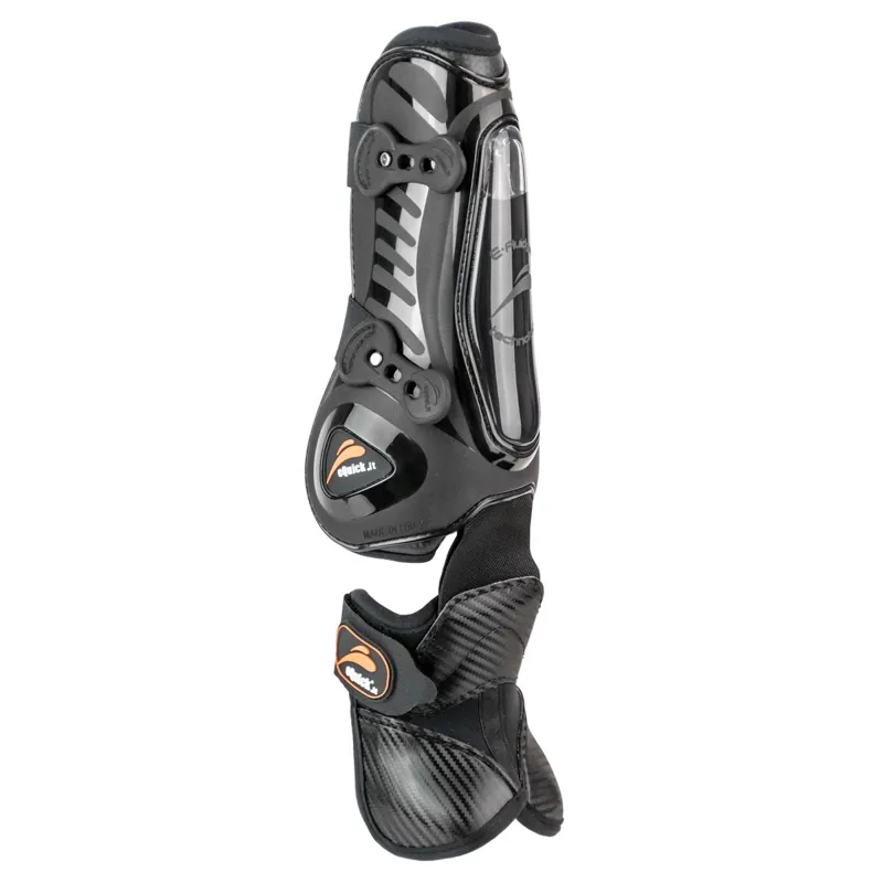 eQuick eShock Bell Front Tendon Boots - Legend Black