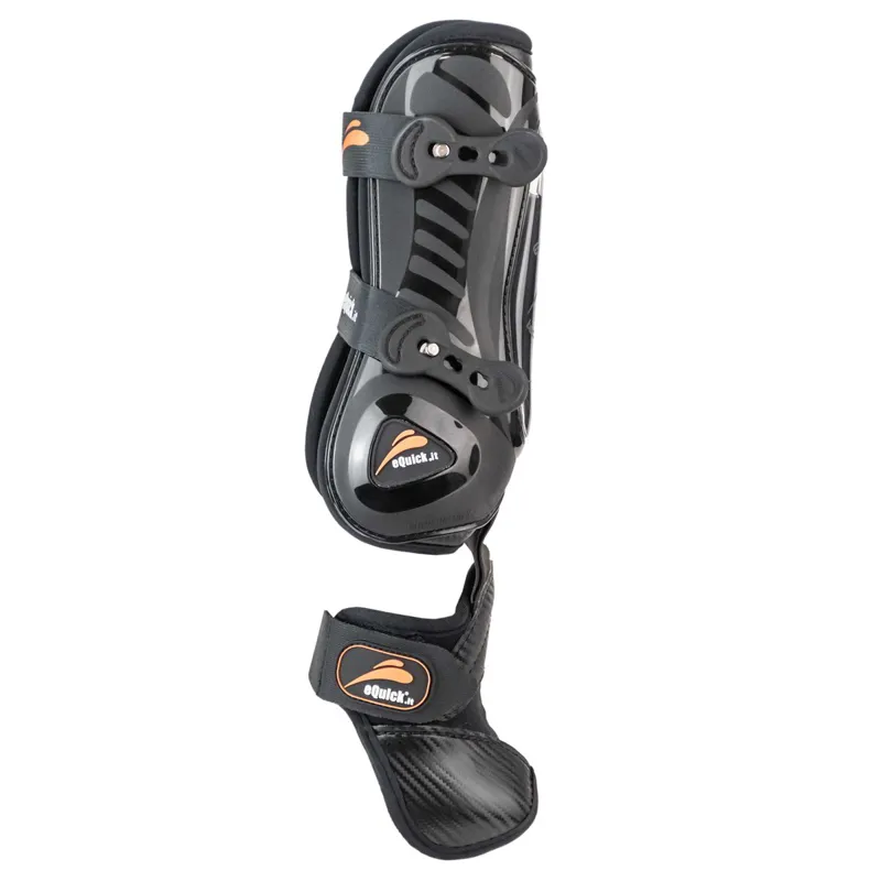eQuick eShock Bell Front Tendon Boots - Legend Black-1