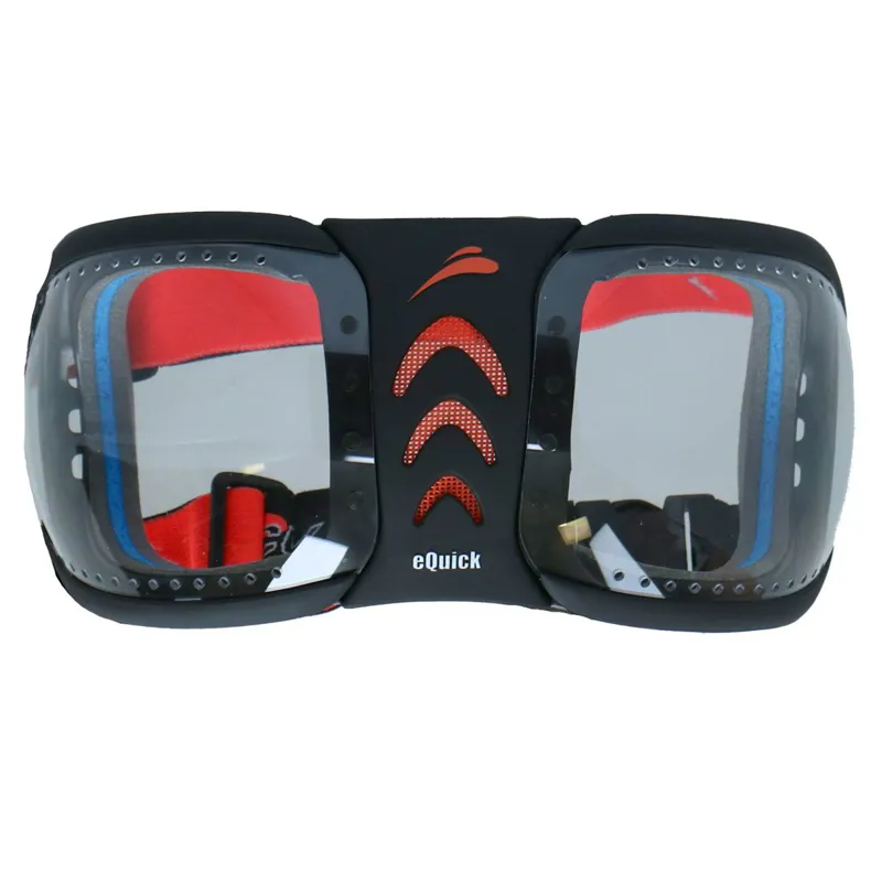eQuick eVysor Eye Protector Horse Goggles - Transparent-1