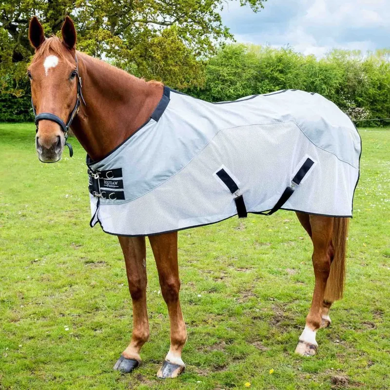 Equidaw of London Cooling Sheet - Light Blue/White