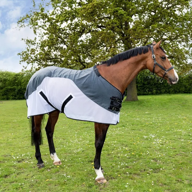 Equidaw of London Cooling Sheet - Light Blue/White-2