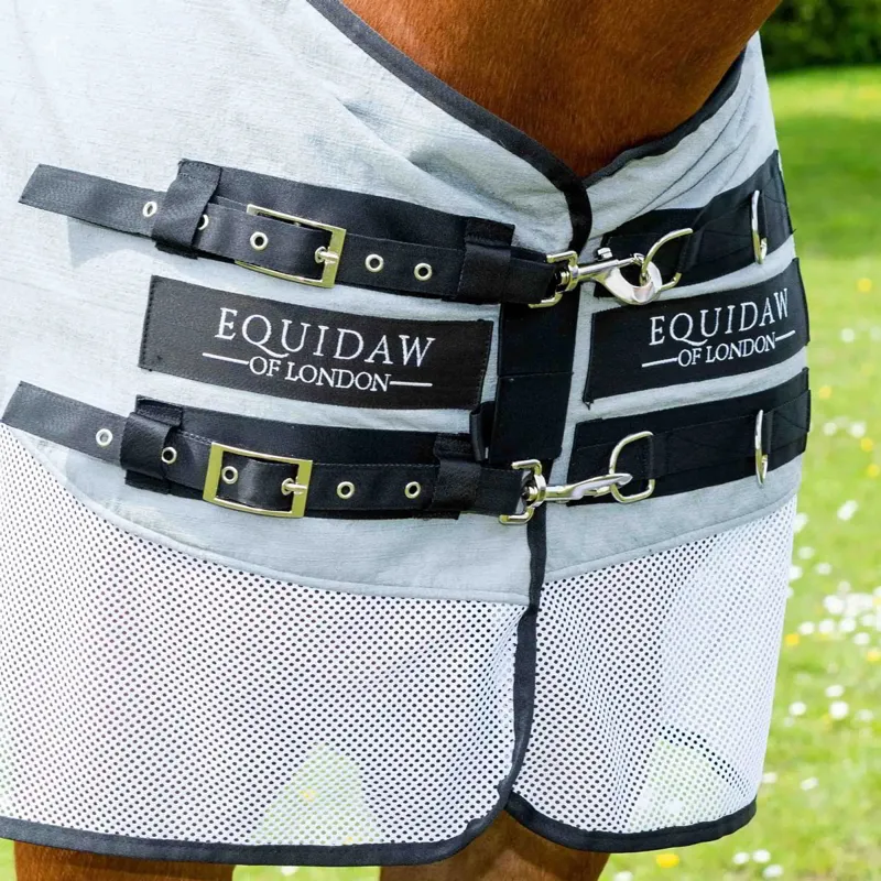 Equidaw of London Cooling Sheet - Light Blue/White-3