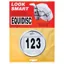 Baker-Mac Equidisc Number Holder - 4 Numbers