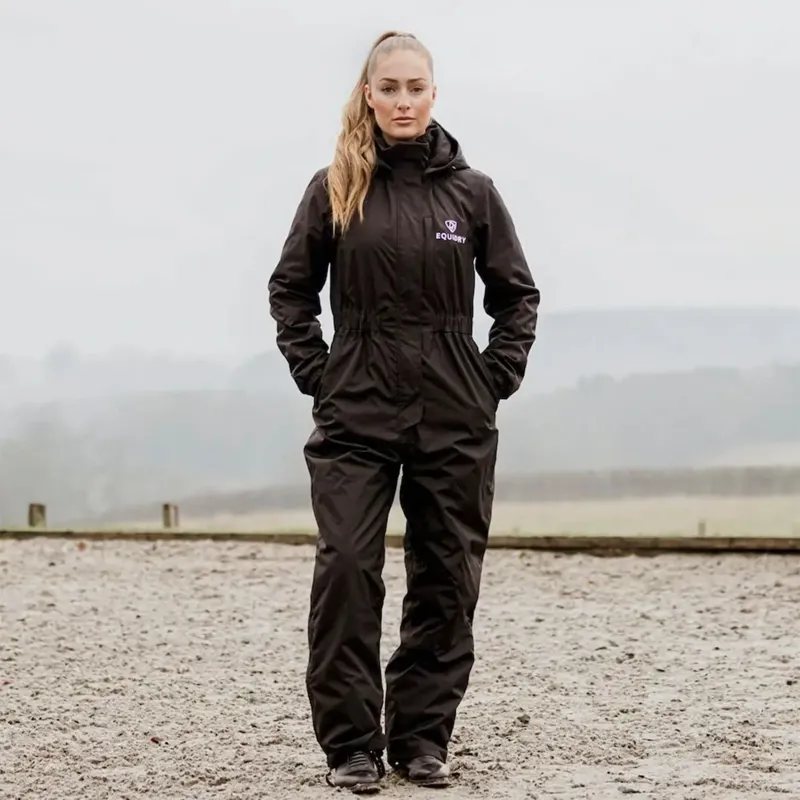 EQUIDRY All-In-One Women's Waterproof Jumpsuit - Brown