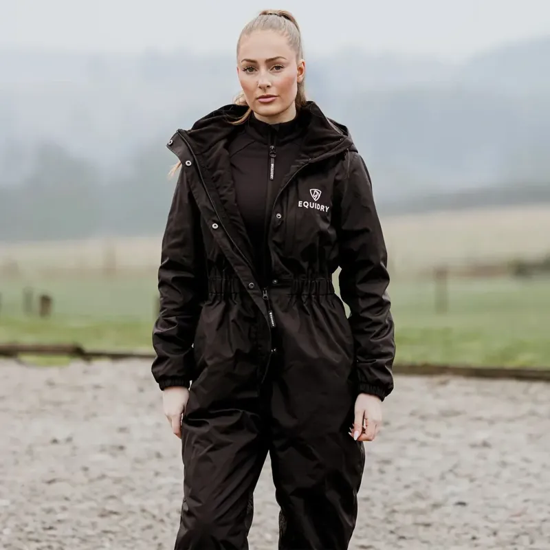 EQUIDRY All-In-One Women's Waterproof Jumpsuit - Brown-2