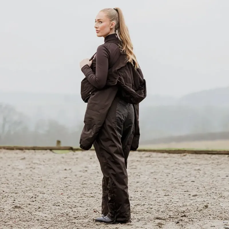 EQUIDRY All-In-One Women's Waterproof Jumpsuit - Brown-3