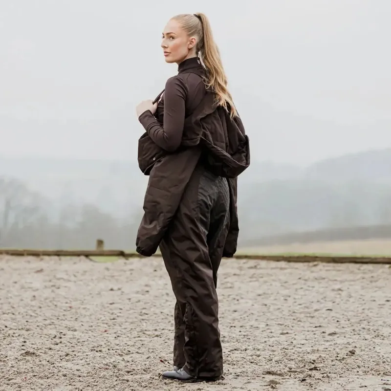 EQUIDRY All-In-One Women's Waterproof Jumpsuit - Brown-3