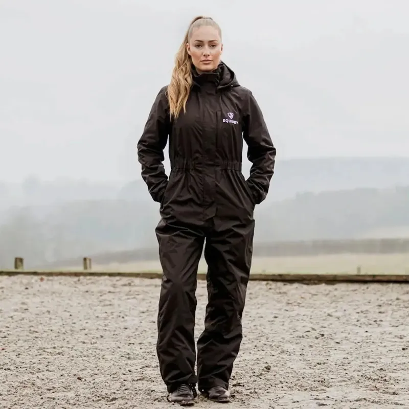 EQUIDRY All-In-One Women's Waterproof Jumpsuit - Brown