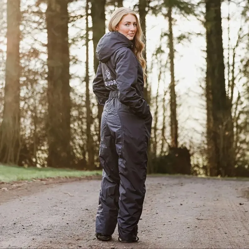 EQUIDRY All-In-One Women's Waterproof Jumpsuit - Navy-3