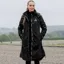 EQUIDRY Bronte Waterproof Women's Long Riding Coat - Black