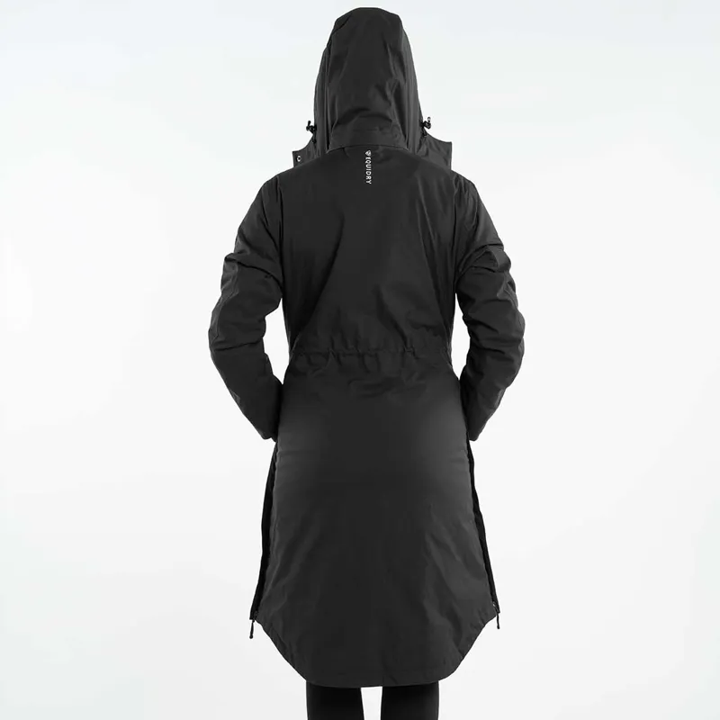 EQUIDRY Bronte Waterproof Women's Long Riding Coat - Black-3