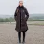 EQUIDRY Bronte Waterproof Women's Long Riding Coat - Brown