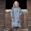 EQUIDRY Evolution Thick Fleece Lined Waterproof Jacket - Gray/Lilac