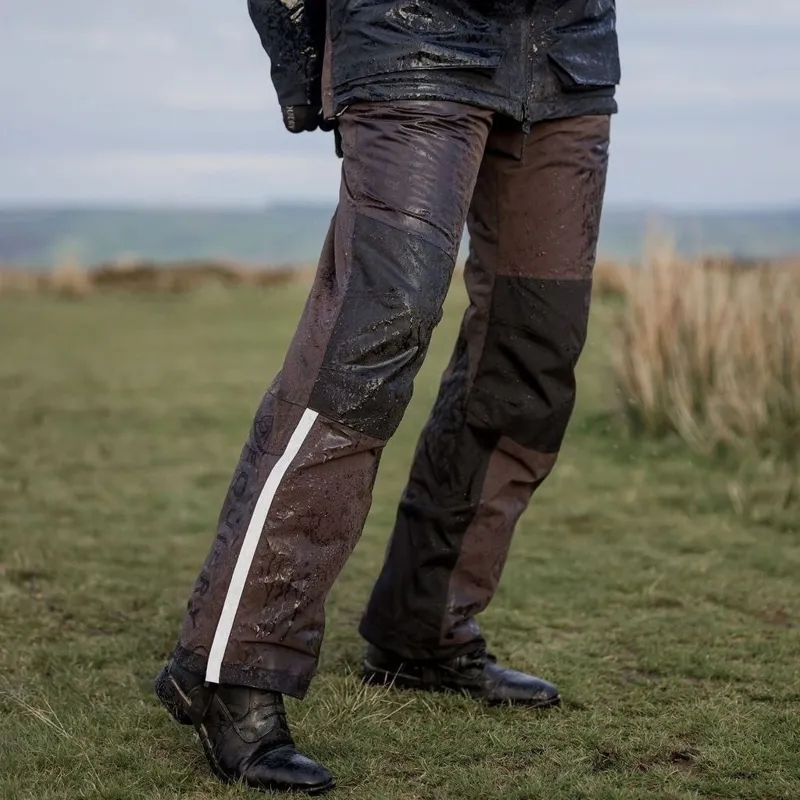 EQUIDRY Freya Waterproof Riding Pants - Brown/Black-5