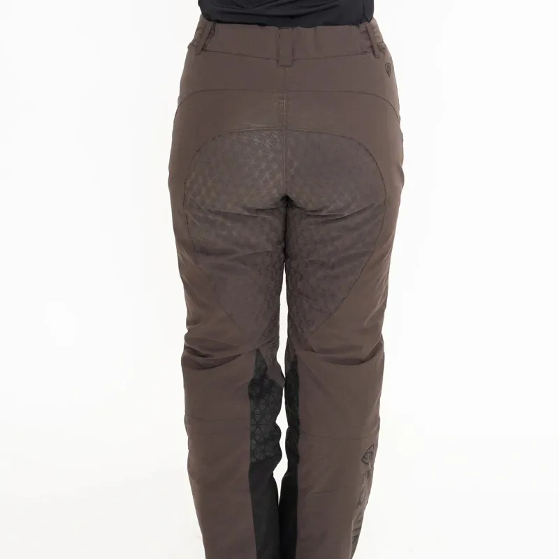 EQUIDRY Freya Waterproof Riding Pants - Brown/Black-7