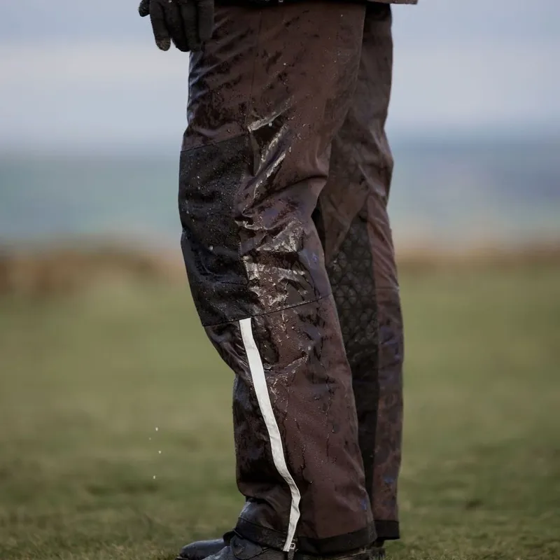 EQUIDRY Freya Waterproof Riding Pants - Brown/Black-6
