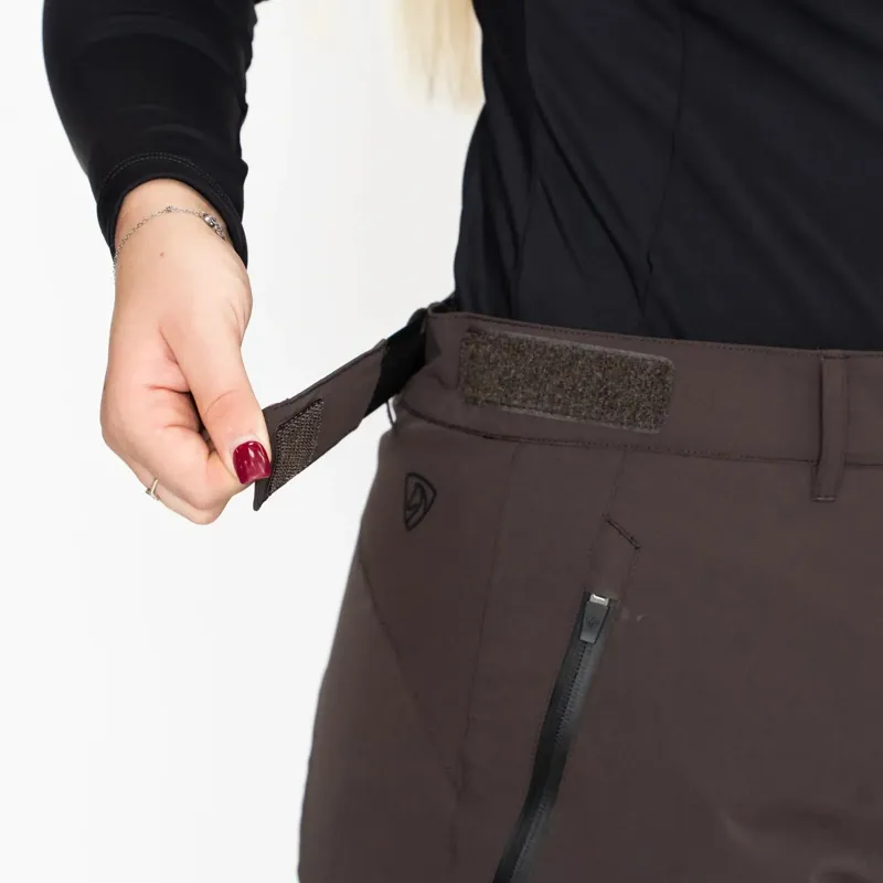 EQUIDRY Freya Waterproof Riding Pants - Brown/Black-8