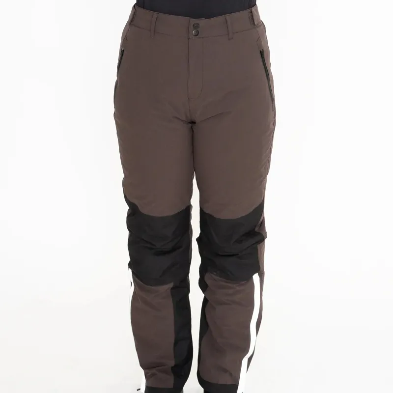 EQUIDRY Freya Waterproof Riding Pants - Brown/Black-1