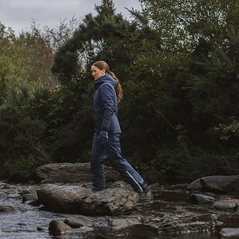 EQUIDRY Freya Waterproof Riding Pants - Navy/Black-8