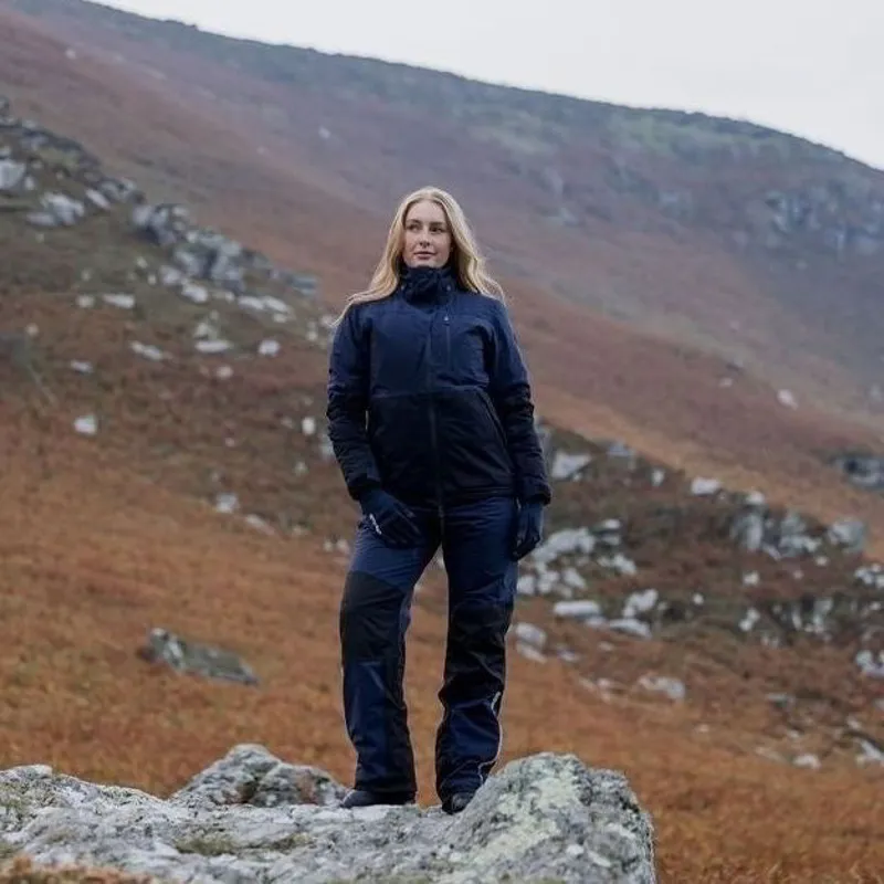 EQUIDRY Freya Waterproof Riding Pants - Navy/Black