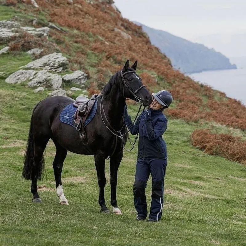 EQUIDRY Freya Waterproof Riding Pants - Navy/Black-7