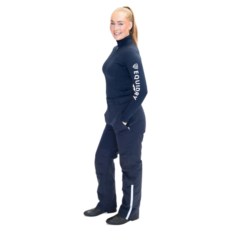 EQUIDRY Freya Waterproof Riding Pants - Navy-3