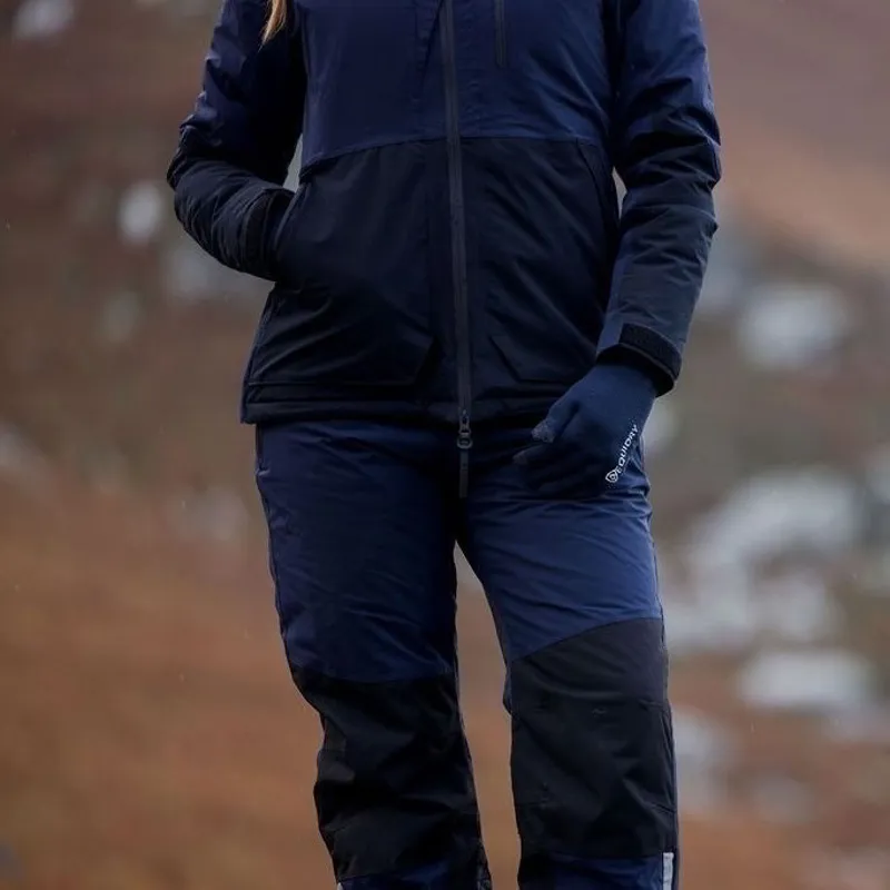 EQUIDRY Freya Women's Padded Waterproof Jacket - Navy/Black-5