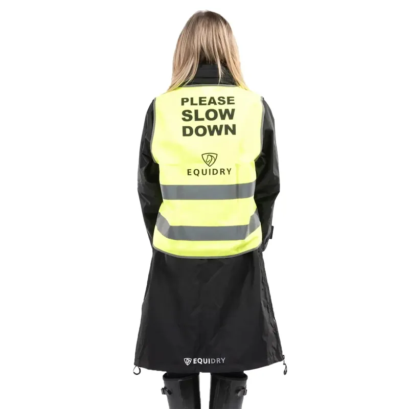 EQUIDRY PLEASE SLOW DOWN Junior Hi-Vis Vest - Yellow