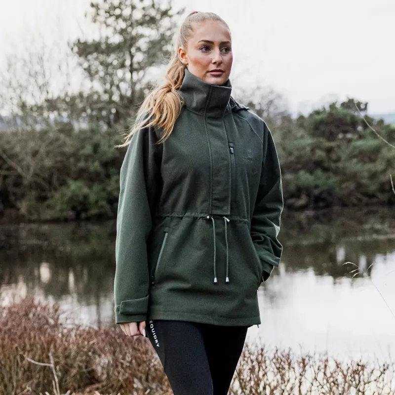 EQUIDRY Nevada Womens Waterproof Smock - Green-2