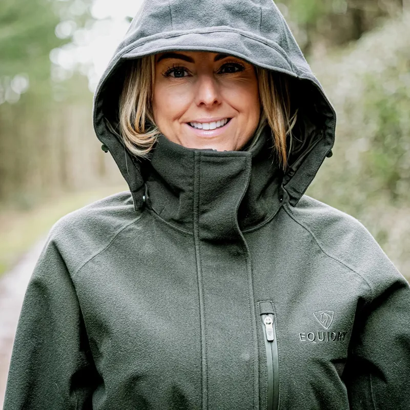 EQUIDRY Nevada Womens Waterproof Smock - Green-3
