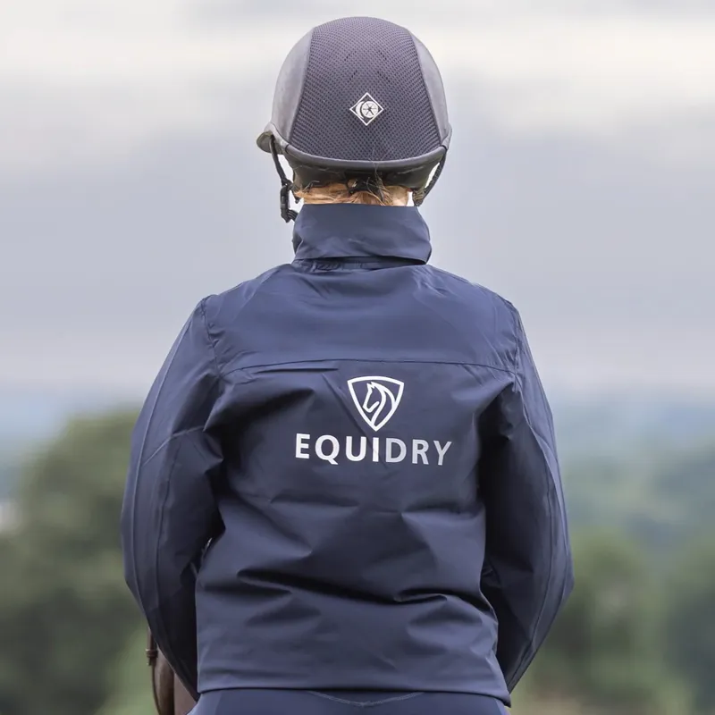 EQUIDRY Nimbus Pack Away Women's Waterproof Jacket - Navy-1