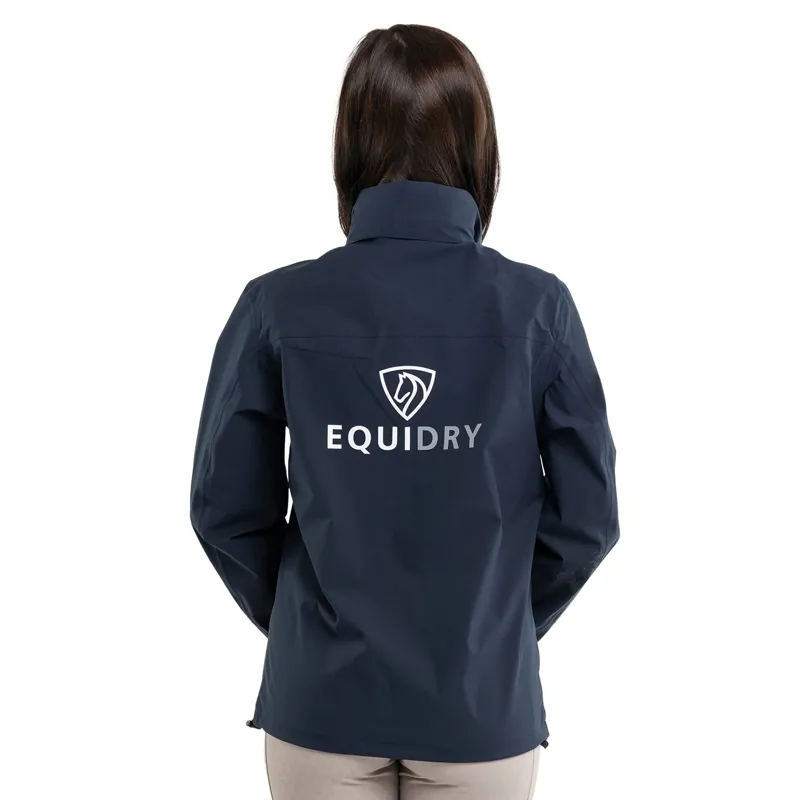 EQUIDRY Nimbus Pack Away Women's Waterproof Jacket - Navy-7