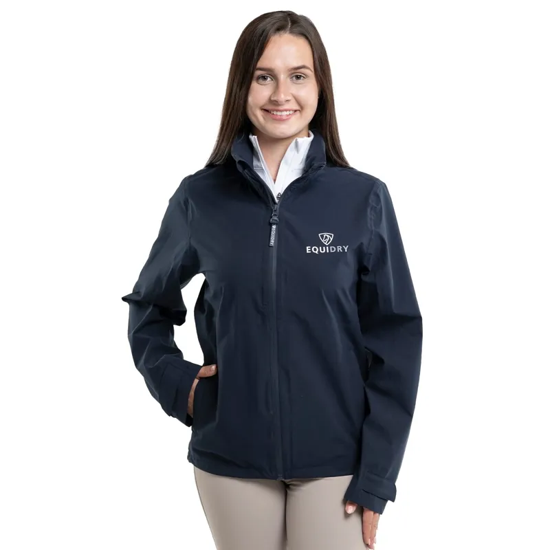 EQUIDRY Nimbus Pack Away Women's Waterproof Jacket - Navy-8