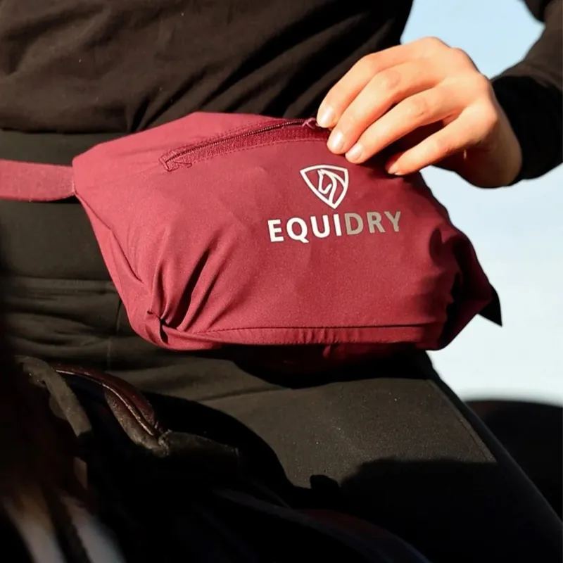 EQUIDRY Nimbus Pack Away Women's Waterproof Jacket - Plum-2