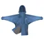 EQUIDRY Shortie Thin Fleece Lined Waterproof Jacket - Steel Blue/Grey