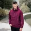 Equidry Storm Smock Waterproof Quarter Zip Adults Jacket - Burgundy