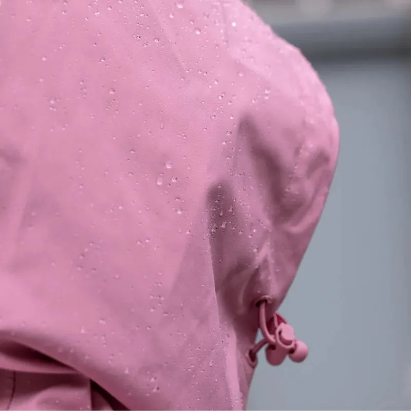 EQUIDRY Storm Smock Waterproof Quarter Zip Adult Jacket - Pale Pink-8