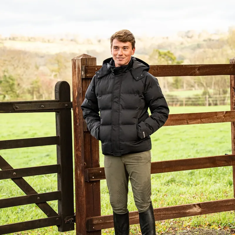 EQUIDRY Tor Mens Waterproof Puffer Jacket - Black-6