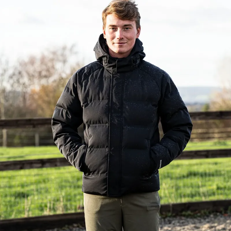 EQUIDRY Tor Mens Waterproof Puffer Jacket - Black-1