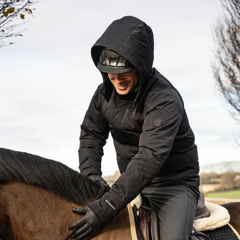 EQUIDRY Tor Mens Waterproof Puffer Jacket - Black-5
