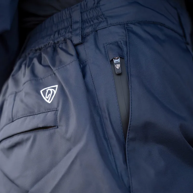 EQUIDRY Fleece Lined Womens Waterproof Pants - Blue-4
