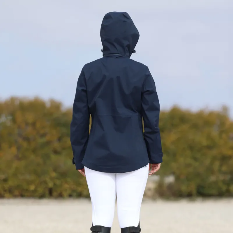 Equidry Varsha Junior Girls Waterproof Jacket - Navy-4