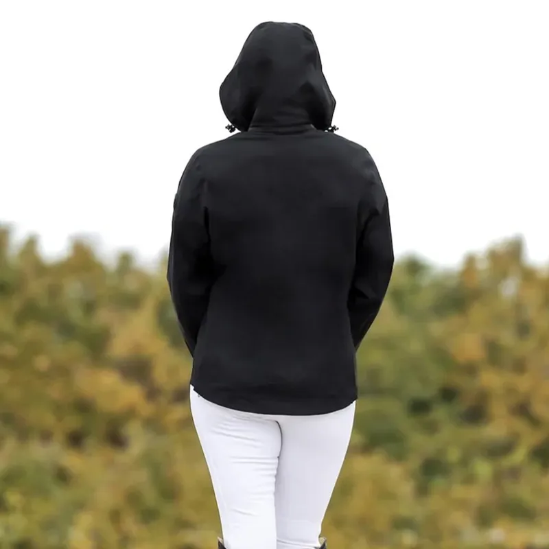 EQUIDRY Varsha Women's Waterproof Riding Jacket - Black-4