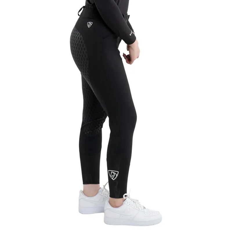 EQUIDRY Womens Waterproof Riding Breeches - Black-1