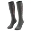 EQUIDRY Waterproof Tall Socks - Grey/Pale Pink