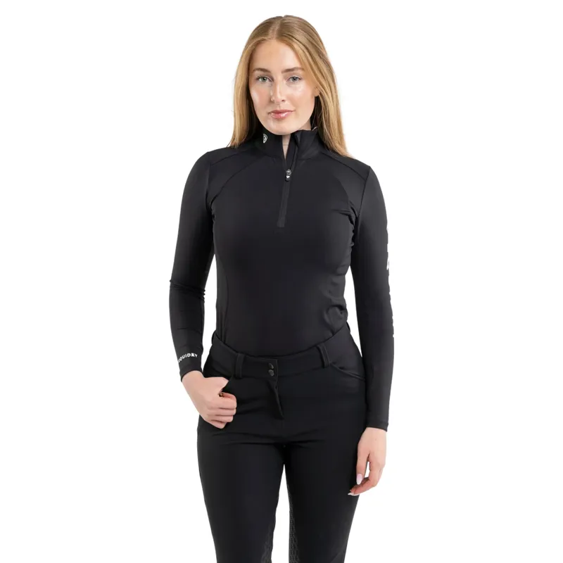 EQUIDRY Women's Water Repellent Base Layer - Black/White